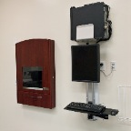 IRG wall mount comp cabinet and ICW work station 1