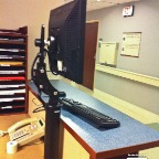 IRG desk mount LCD Dr's station 5